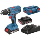 Bosch Professional GSR 18V-21 Accuboormachine - Met 2 x 18 V (2.0Ah) accu en lader