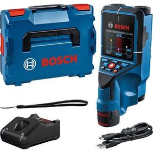 Bosch Professional D-Tect 200 C - Leidingzoeker- Inclusief 1x Accu 12V GBA 2.0 Ah - USB-C Kabel - Handlus - L-Boxx