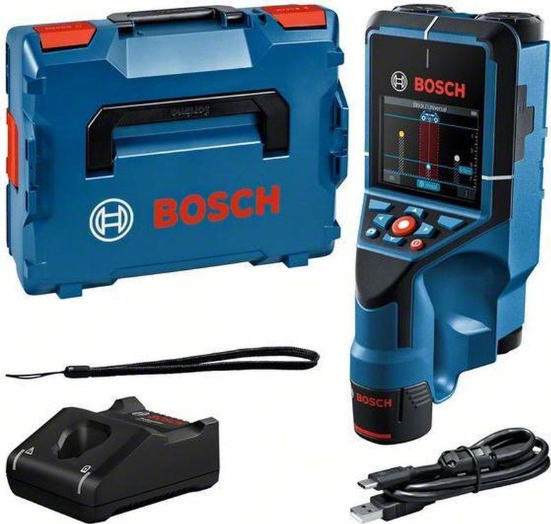 Bosch - D-tect 200 C - 12 V ACCU Detector - 1x 2,0 Ah Li-Ion Accu - Lader 0601081601