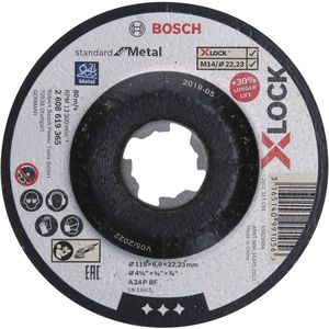 Bosch - X-Lock SFM - Afbraamschijf - 115X6mm - Geschikt voor Metaal