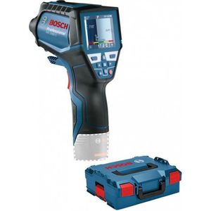 Bosch Blauw GIS 1000 C Professional temperatuur- en vochtmeter Click & Go | zonder accu's en lader in L-boxx - 0601083308