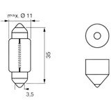 BOSCH - Gloeilamp - 12V - 5W - C5W - SV8.5-8