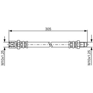 Auto - M10x1,25 - Achteras - Vooras Rechts - Motorcode 131 CC