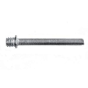 Schroefringen, metaal, verzinkt staal, 4 mm x 50 mm, zilver, 100 stuks
