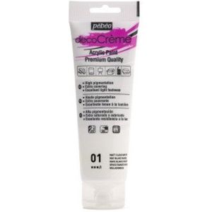 PEBEO DecoCreme, Acryl, Wolkenwit, 120 ml (1 stuk)