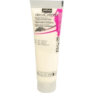 Pébéo Acrylverf, crèmekleurig, voor decoratie, matte afwerking, 120 ml, vanille