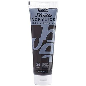 Pebeo Studio acrylverf, 250 ml, marszwart