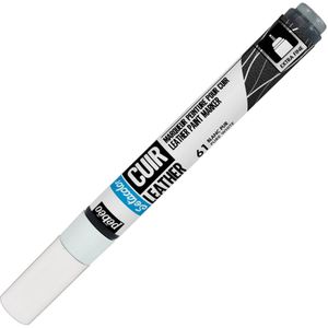PEBEO - Leder – acryl marker voor leer en kunstleer – Setacolor personalisatietas, schoenen, sneakers – krasbestendigheid, rimpels, wrijving – mat/gesatineerde afwerking – saliegroen