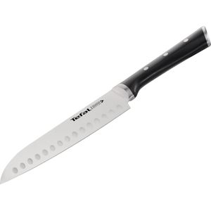 Tefal Ice Force K2320614 Huishoudelijk mes 18,5 cm, keukenmes, lemmet van Duits roestvrij staal, duurzame snijprestaties en scherpte 10 jaar garantie 38 x 7,2 x 2 cm