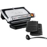 Tefal OptiGrill GC716D12 - Contactgrill - Inclusief wafelplaten