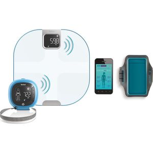 Tefal - BM Body Partner - Personenweegschaal - Innovatieve Lichaamsvormsensor - Slimme App
