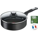 Tefal - Unlimited - Hapjespan - Zwart - Aluminium - 24 cm
