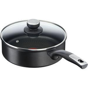 Tefal - Unlimited - Hapjespan - Zwart - Aluminium - 24 cm
