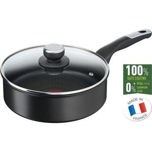 Tefal - Unlimited - Hapjespan - Zwart - Aluminium - 24 cm