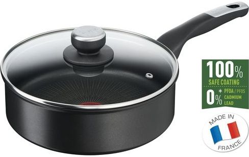 Tefal - Unlimited - Hapjespan - Zwart - Aluminium - 24 cm