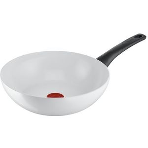 Tefal - Ceramic Control - Wokpan - Wit - Keramische Laag - Ø 28 cm