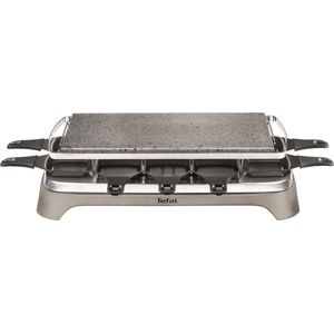 raclettemachine 10 personen 1350w + grillsteen - tefal - pr457b12