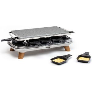 Tefal Gourmet PR620D12 Raclettetoestel & Steengrill - 8 personen