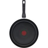 Tefal Hard Titanium PRO koekenpan 28 cm - Alle Warmtebronnen incl. inductie
