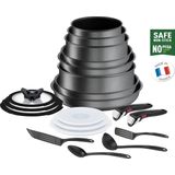 Tefal - Ingenio Daily Chef - Pannenset 20-delig - Grijs - Materiaal