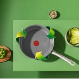 Tefal - Renew+ Hapjespan - Keramisch - Rood - 100% Gerecycled Aluminium