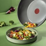 Tefal - Renew ON - Keramische Wokpan - Rood - Gemaakt van 100% Gerecycled Aluminium