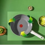 Tefal - Renew ON - Keramische Wokpan - Rood - Gemaakt van 100% Gerecycled Aluminium