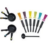 Tefal Wokparty Duo PY5828 - Gourmetstel - 6 personen