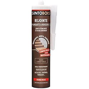 Sinto Afdichtingen voor verschillende materialen, 300 ml, donker eiken, perfect geïsoleerd.