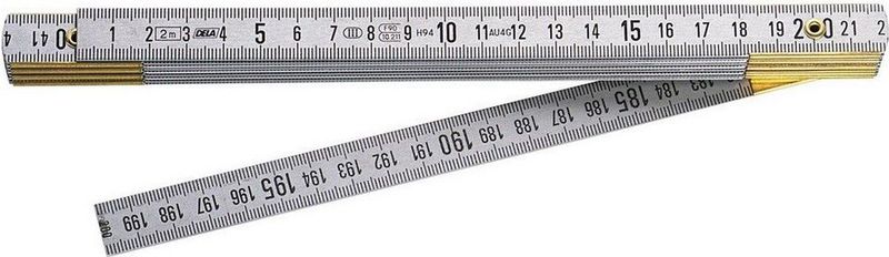 Facom - DELA.62 - Duimstok - Duralumin - 2m - Klasse III