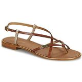 Les Tropéziennes par M. Belarbi Monaco Slingback Sandalen voor dames, Braun Tan Or, 39 EU