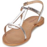 Leren sandalen Hamat LES TROPEZIENNES PAR M BELARBI. Leer materiaal. Maten 40. Zilver kleur