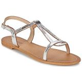 Leren sandalen Hamat LES TROPEZIENNES PAR M BELARBI. Leer materiaal. Maten 40. Zilver kleur