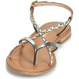 Les Tropéziennes par M. Belarbi Dames Monatres Sling Back Sandalen, wit blanco of 107, 39 EU