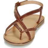 Les Tropéziennes by M. Belarbi Chou, sandalen met riem voor dames, Bruin Tan 782