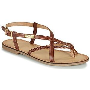 Les Tropéziennes par M. Belarbi Chou sandalen met riem voor dames, Bruin Tan 782, 37 EU