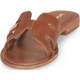 Les Tropeziennes par M.Belarbi - Damia - Platte Muiltjes - Leer - Rose Lézard