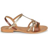 Les Tropeziennes - Hironela - Slippers - Cognac - Leer