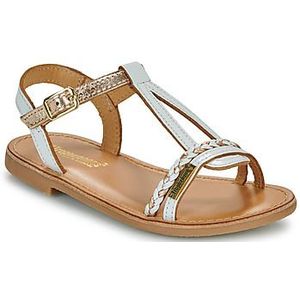 Les Tropéziennes par M. Belarbi Badou, platte sandalen voor meisjes, Wit., 33 EU