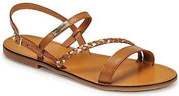 Les Tropéziennes by M. Belarbi Sandalen Open Teen - Gouden Honing - Leder