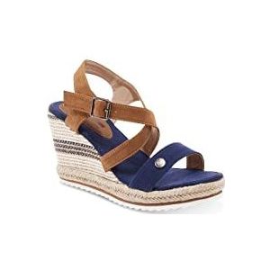 TERRE DE MARINS Reverie sandalen voor dames, Marineblauw, 39 EU