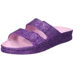 Kaporal Dames slippers PVC glitter, Lila., 35 EU