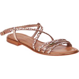 Leren sandalen met meerdere bandjes, Homage LES TROPEZIENNES PAR M BELARBI. Leer materiaal. Maten 39. Roze kleur