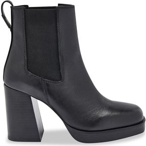 Chelsea bottines met hak Vanilla LES TROPEZIENNES PAR M BELARBI. Leer materiaal. Maten 39. Zwart kleur