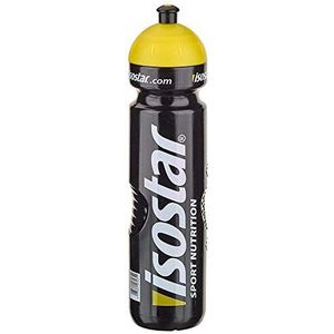 Isostar Sportfles, 1000 ml, kunststof, BPA-vrij, waterfles voor hardlopen, fietsen, fitnessstudio, wandelen, praktische en waterdichte push-& pull-sluiting, per stuk verpakt (1 x 71 g)