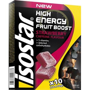 Isostar Energy Fruit Boost Strawberry with Caffeine 10 x 10 g