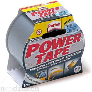 Pattex plakband Power Tape lengte: 10 m, grijs
