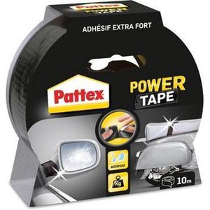 Pattex Power Tape 10 m Zwart | Power Ducktape Voor Universeel Gebruik | Waterdichte & Extreem Sterk | Premium Grip Ducktape.