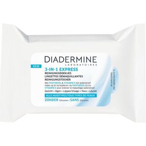 Diadermine Express 3in1 Reinigingsdoekjes - 40 stuks