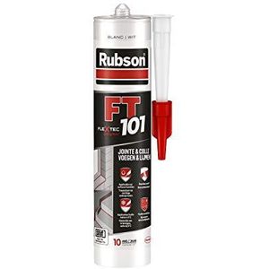 Rubson FT101 witte multifunctionele polymeerafdichting voor alle soorten afdichtingen, reparatiescheuren, lijmen, binnen- en buitenpatroon 280 ml